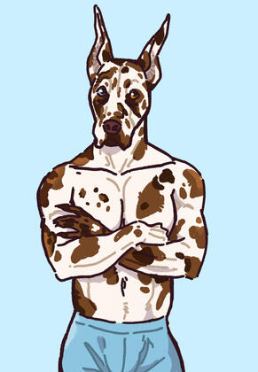 Half-Body Full Color w/ Background